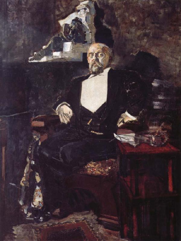 Mikhail Vrubel The portrait of Mamontoff Sweden oil painting art